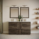 Formosa 58" Double Free Standing Vanity Cabinet - Less Vanity Top - image 6