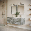 Formosa 60" Wall Mounted Double Basin Vanity Set with Cabinet and Quartz Vanity Top - image 24