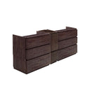 Formosa 58" Double Free Standing Vanity Cabinet - Less Vanity Top - image 1