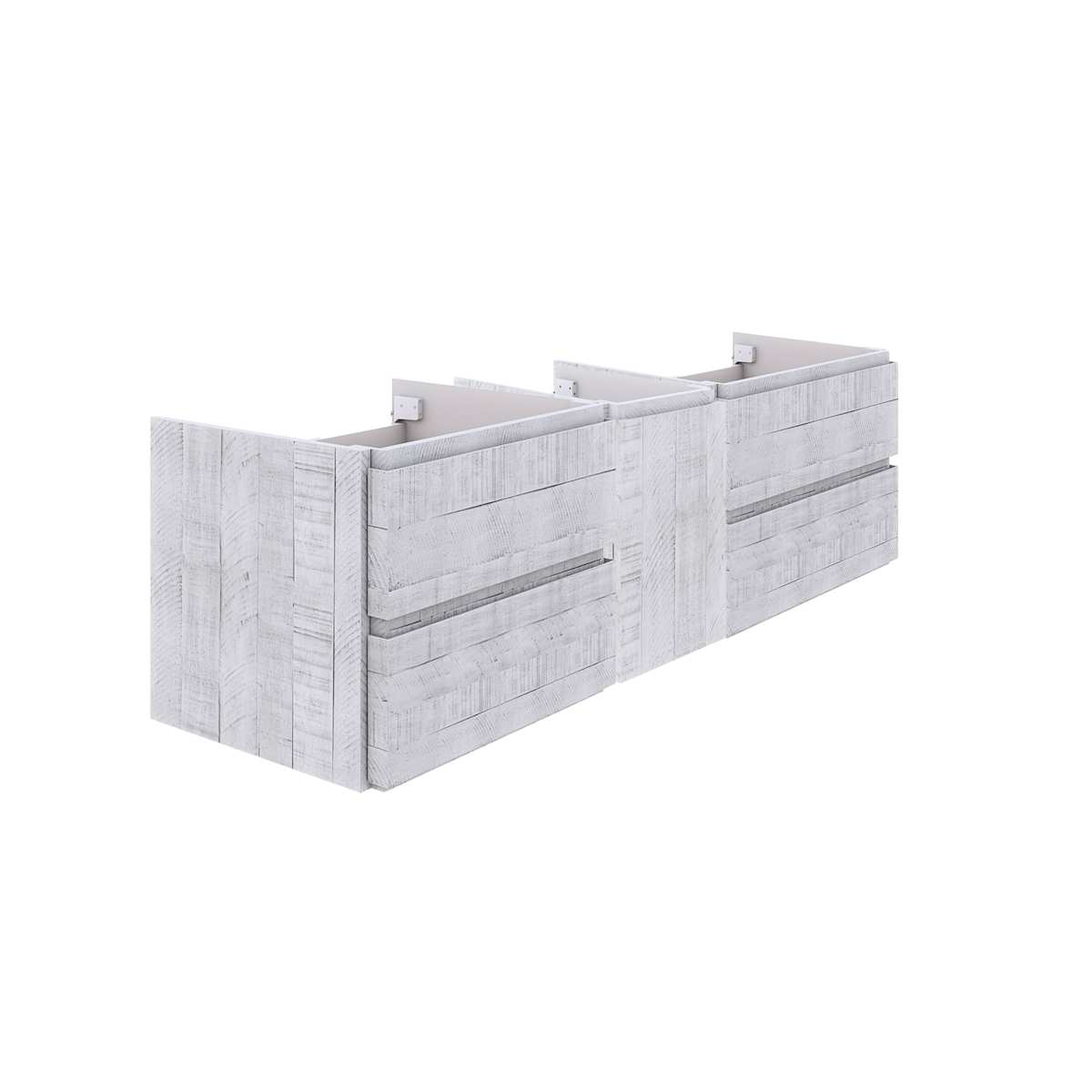 Formosa 58" Double Wall Mounted Vanity Cabinet - Less Vanity Top - image 1