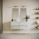 Formosa 46" Double Wall Mounted Vanity Cabinet - Less Vanity Top - image 17