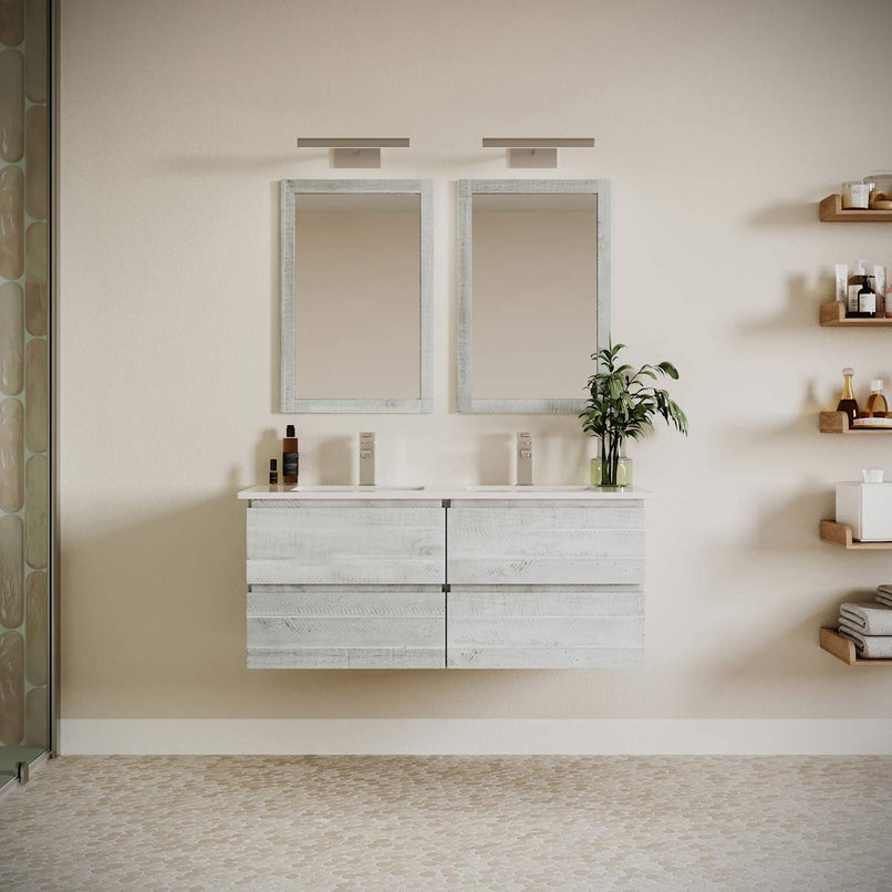 Formosa 46" Double Wall Mounted Vanity Cabinet - Less Vanity Top - image 17