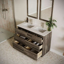 Formosa 48" Free Standing Double Basin Vanity Set with Cabinet and Quartz Vanity Top - image 3