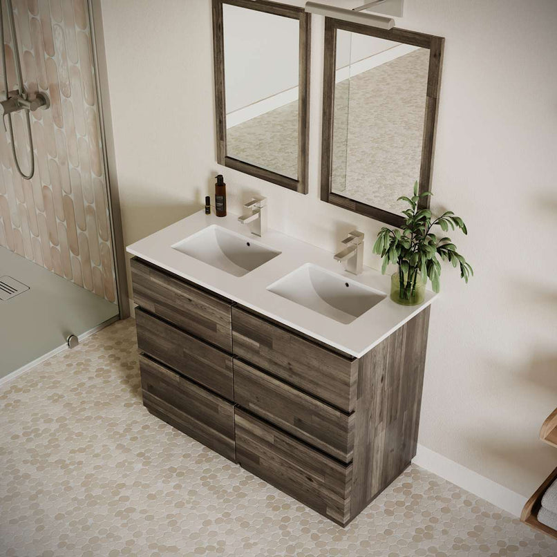 Formosa 48" Free Standing Double Basin Vanity Set with Cabinet and Quartz Vanity Top - image 4