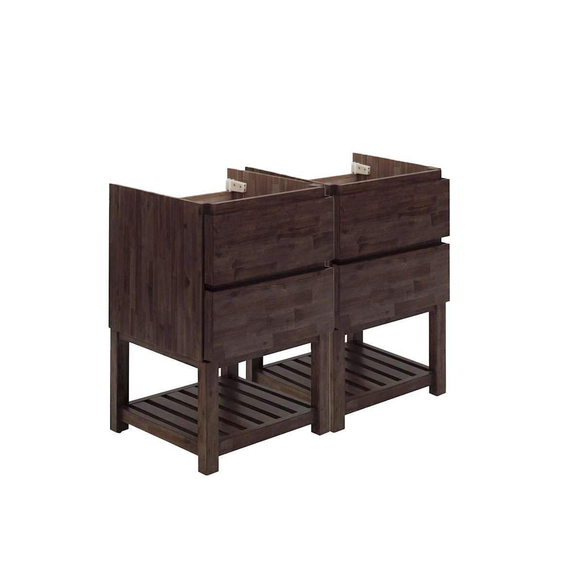 Formosa 46" Double Free Standing Vanity Cabinet - Less Vanity Top