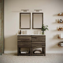 Formosa 48" Free Standing Double Basin Vanity Set with Cabinet and Quartz Vanity Top - image 1