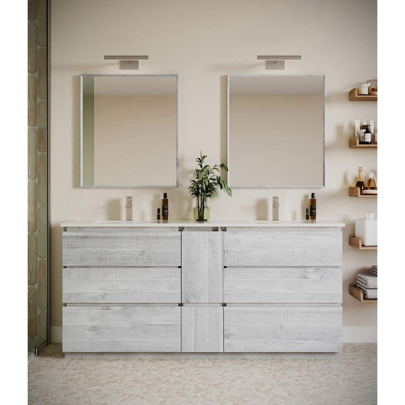 Formosa 70" Double Free Standing Vanity Cabinet - Less Vanity Top - image 19