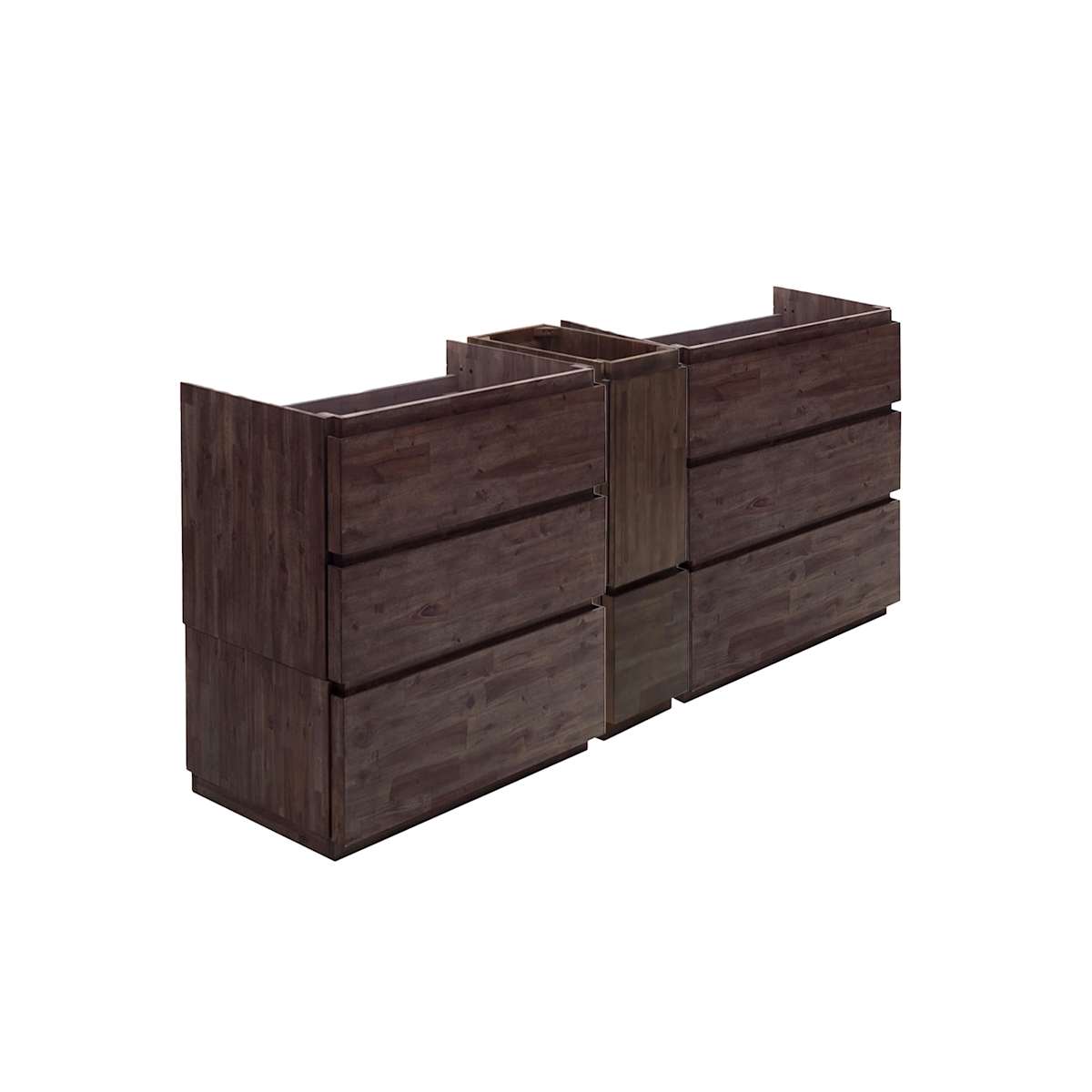 Formosa 70" Double Free Standing Vanity Cabinet - Less Vanity Top - image 1