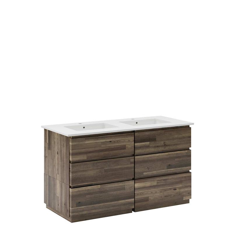 Formosa 60" Free Standing Double Basin Vanity Set with Cabinet and Quartz Vanity Top - image 2