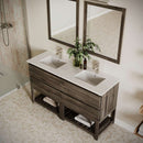 Formosa 60" Free Standing Double Basin Vanity Set with Cabinet and Quartz Vanity Top - image 4