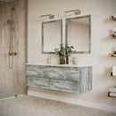 Formosa 60" Wall Mounted Double Basin Vanity Set with Cabinet and Quartz Vanity Top - image 24