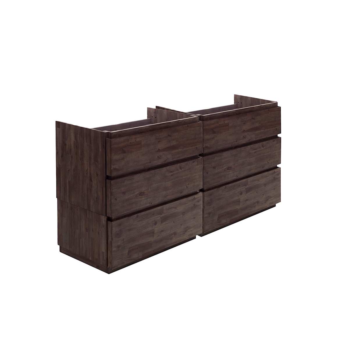 Formosa 58" Double Free Standing Vanity Cabinet - Less Vanity Top - image 1