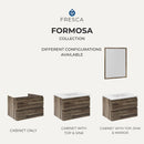 Formosa 82" Double Wall Mounted Vanity Cabinet - Less Vanity Top - image 8