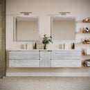 Formosa 82" Double Wall Mounted Vanity Cabinet - Less Vanity Top - image 21