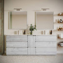 Formosa 82" Double Free Standing Vanity Cabinet - Less Vanity Top - image 21