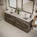 Formosa 84" Free Standing Double Basin Vanity Set with Cabinet and Quartz Vanity Top - image 4