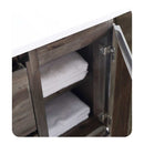 Formosa 84" Wall Mounted Double Basin Vanity Set with Cabinet and Quartz Vanity Top - image 12