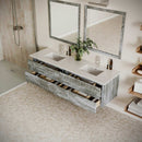 Formosa 72" Wall Mounted Double Basin Vanity Set with Cabinet and Quartz Vanity Top - image 18