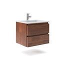 Formosa 24" Wall Mounted Single Basin Vanity Set with Cabinet and Quartz Vanity Top - image 2