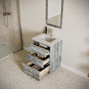 Formosa 24" Free Standing Single Basin Vanity Set with Cabinet and Quartz Vanity Top - image 15