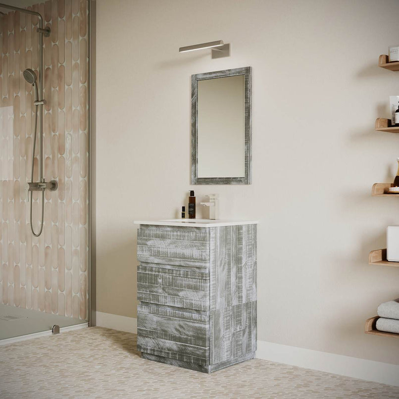 Formosa 24" Free Standing Single Basin Vanity Set with Cabinet and Quartz Vanity Top - image 17