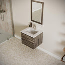 Formosa 24" Wall Mounted Single Basin Vanity Set with Cabinet and Quartz Vanity Top - image 4