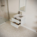 Formosa 24" Wall Mounted Single Basin Vanity Set with Cabinet and Quartz Vanity Top - image 15