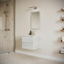 Formosa 24" Wall Mounted Single Basin Vanity Set with Cabinet and Quartz Vanity Top - image 17