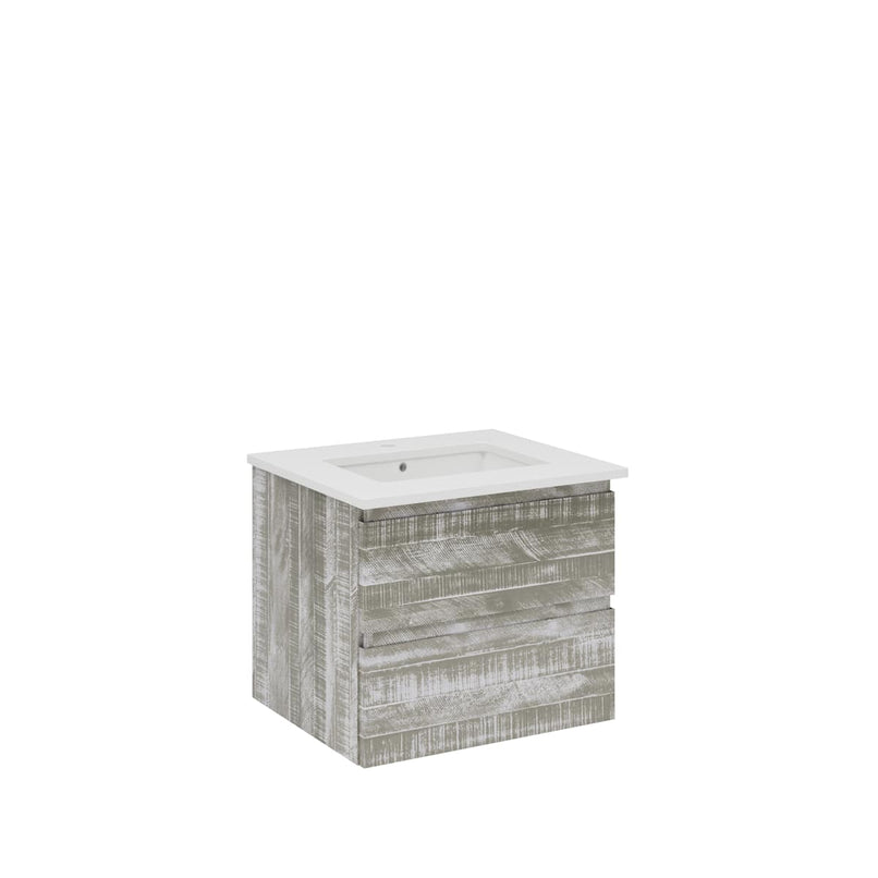 Formosa 24" Wall Mounted Single Basin Vanity Set with Cabinet and Quartz Vanity Top - image 21