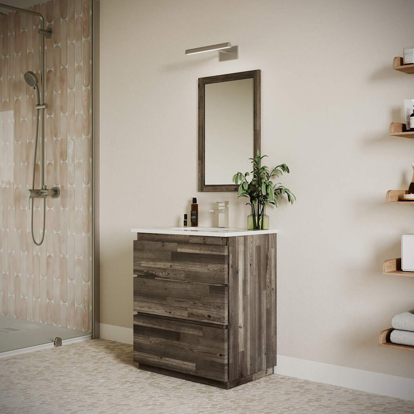 Formosa 30" Free Standing Single Basin Vanity Set with Cabinet and Quartz Vanity Top - image 5