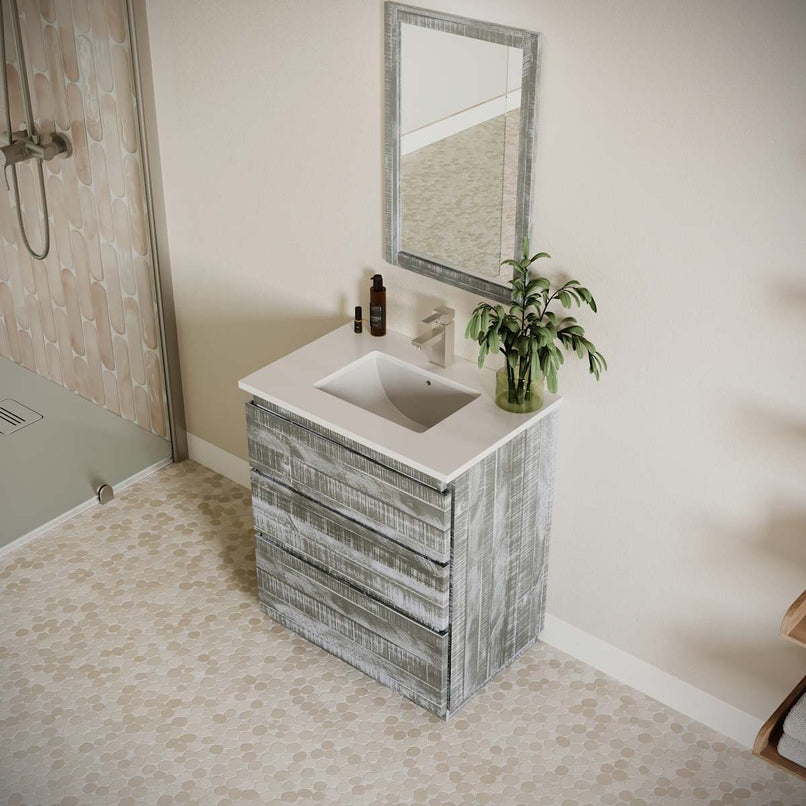 Formosa 30" Free Standing Single Basin Vanity Set with Cabinet and Quartz Vanity Top - image 23