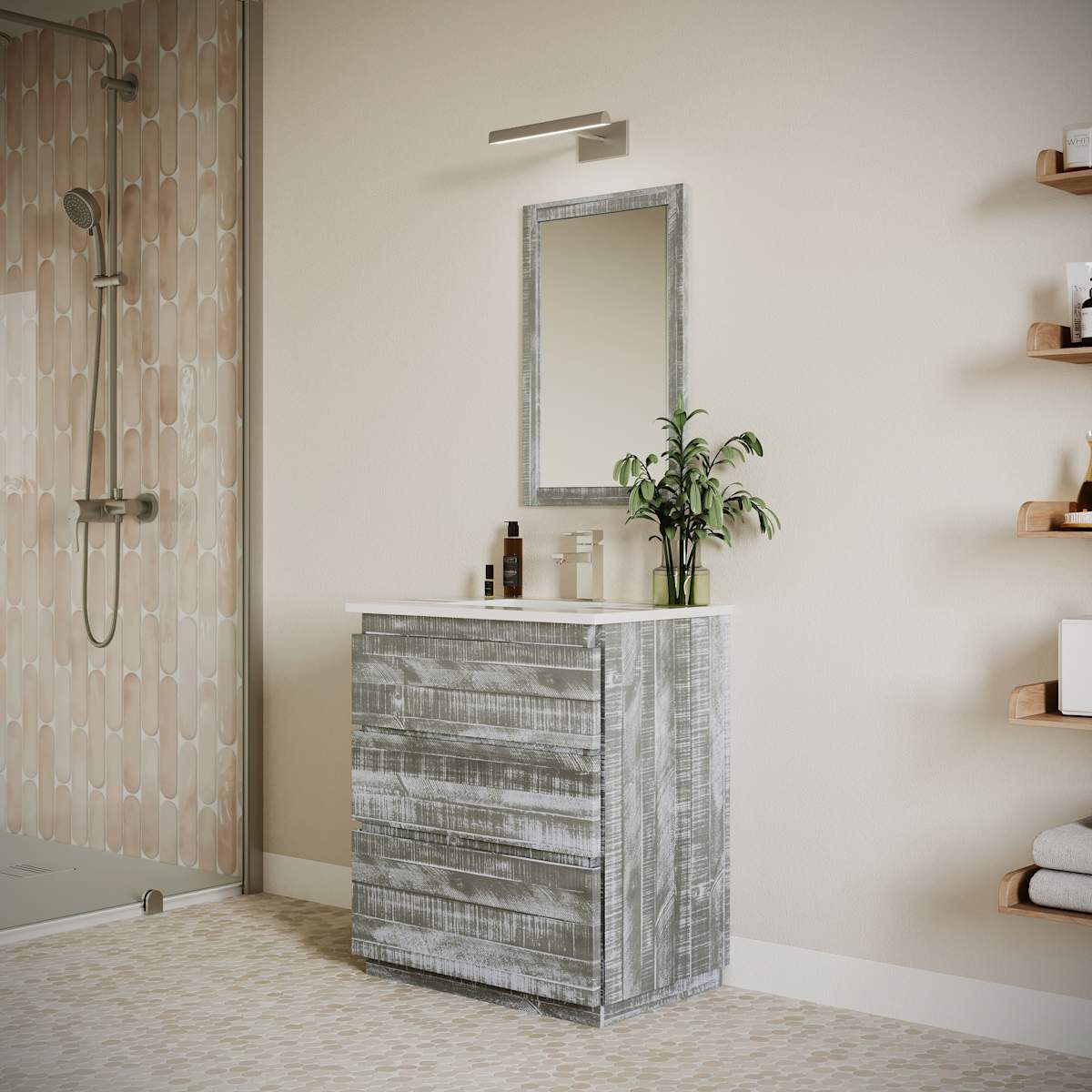 Formosa 30" Free Standing Single Basin Vanity Set with Cabinet and Quartz Vanity Top - image 24