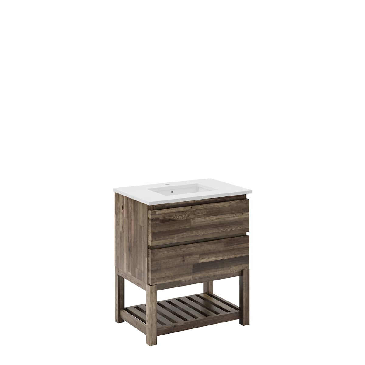 Formosa 30" Free Standing Single Basin Vanity Set with Cabinet and Quartz Vanity Top