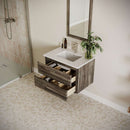 Formosa 30" Wall Mounted Single Basin Vanity Set with Cabinet and Quartz Vanity Top - image 3