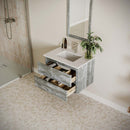 Formosa 30" Wall Mounted Single Basin Vanity Set with Cabinet and Quartz Vanity Top - image 22