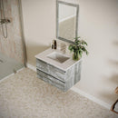 Formosa 30" Wall Mounted Single Basin Vanity Set with Cabinet and Quartz Vanity Top - image 23