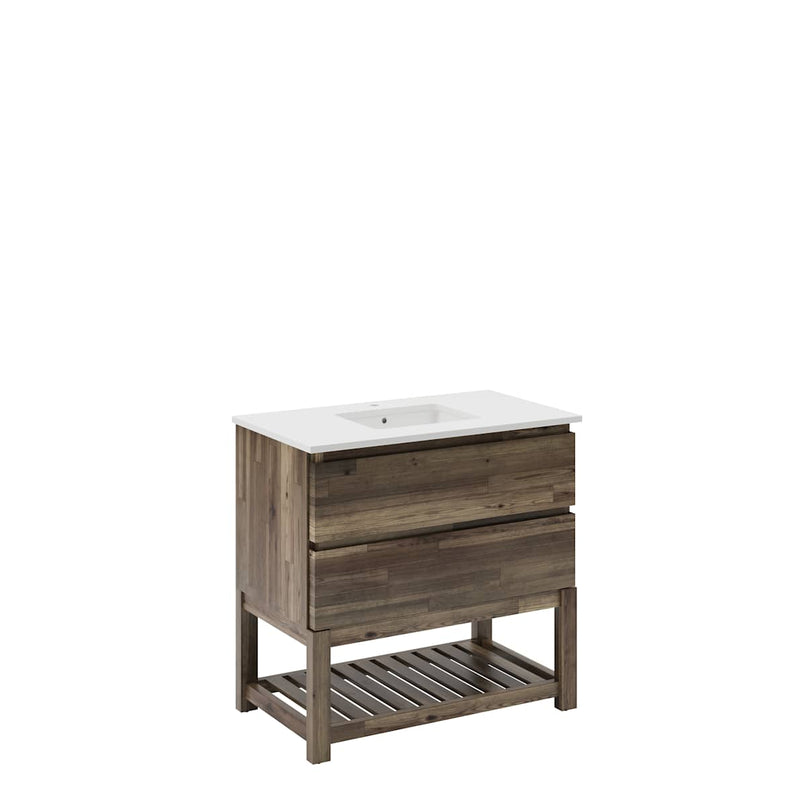 Formosa 36" Free Standing Single Basin Vanity Set with Cabinet and Quartz Vanity Top - image 2