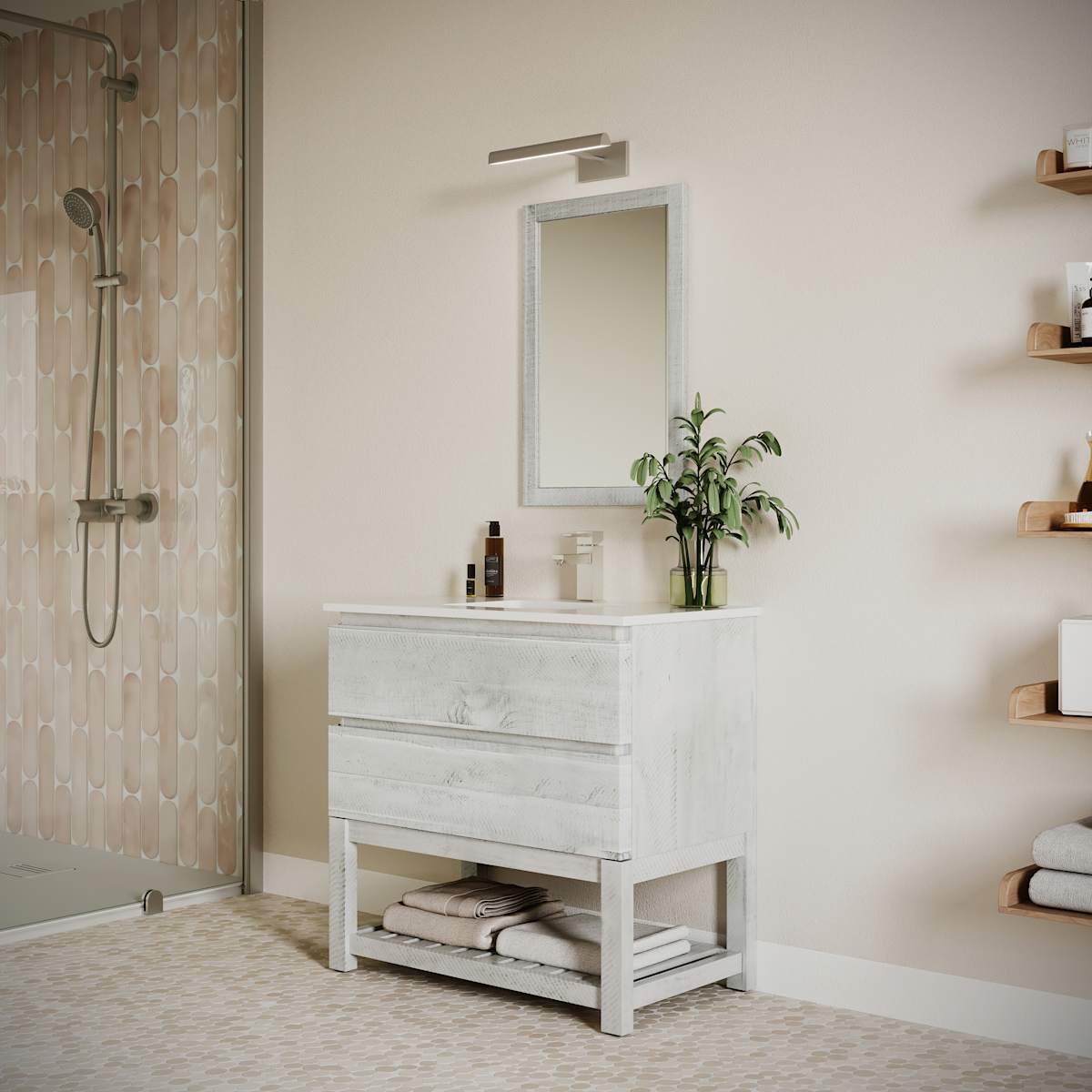 Formosa 36" Free Standing Single Basin Vanity Set with Cabinet and Quartz Vanity Top - image 17
