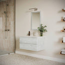 Formosa 36" Wall Mounted Single Basin Vanity Set with Cabinet and Quartz Vanity Top - image 17