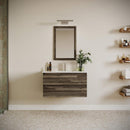 Formosa 36" Wall Mounted Single Basin Vanity Set with Cabinet and Quartz Vanity Top - image 1