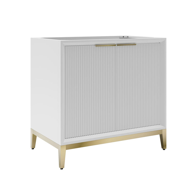 Wellington 36" Single Free Standing Vanity Cabinet Only - Less Vanity Top - image 2