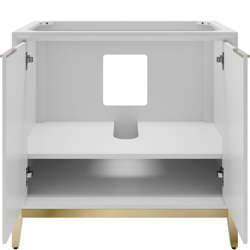 Wellington 36" Free Standing Single Basin Vanity Set with Cabinet and Quartz Vanity Top - image 6