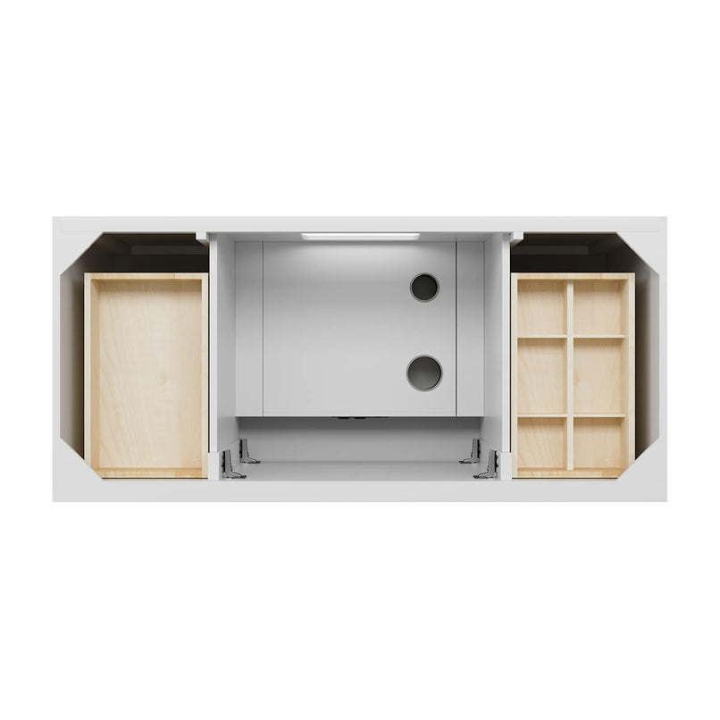 Wellington 48" Free Standing Single Basin Vanity Set with Cabinet and Quartz Vanity Top - image 7