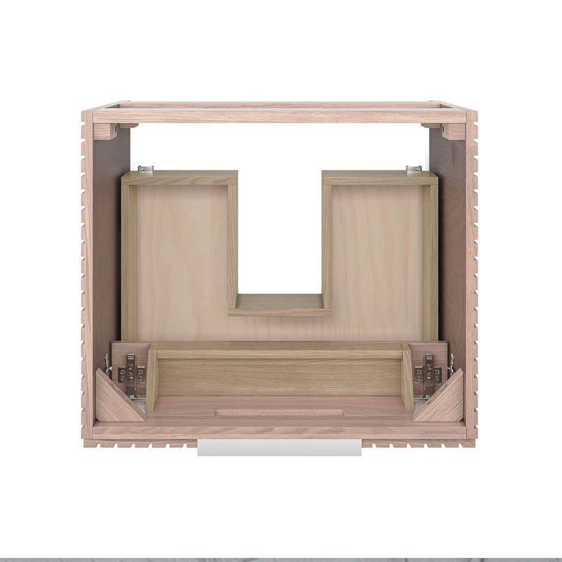 Elliot 24" Wall Mounted Single Basin Vanity Set with Cabinet and Quartz Vanity Top - image 12