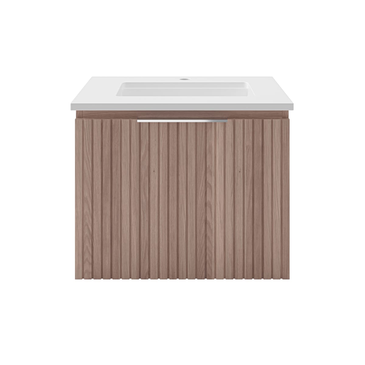 Elliot 24" Wall Mounted Single Basin Vanity Set with Cabinet and Quartz Vanity Top - image 1