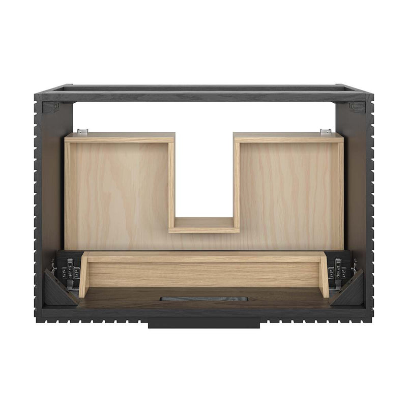 Elliot 30" Wall Mounted Single Basin Vanity Set with Cabinet and Quartz Vanity Top - image 5