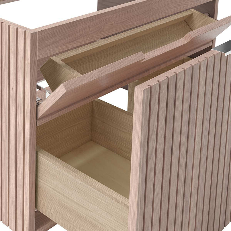 Elliot 30" Wall Mounted Single Basin Vanity Set with Cabinet and Quartz Vanity Top - image 14