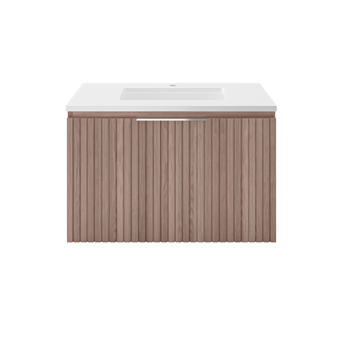 Elliot 30" Wall Mounted Single Basin Vanity Set with Cabinet and Quartz Vanity Top - image 1