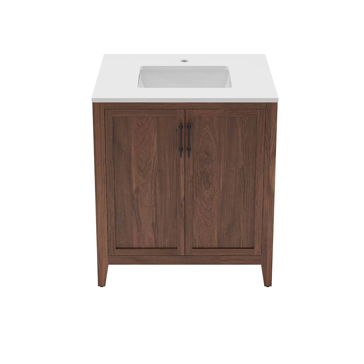 Silas 30" Free Standing Single Basin Vanity Set with Cabinet and Quartz Vanity Top - image 1