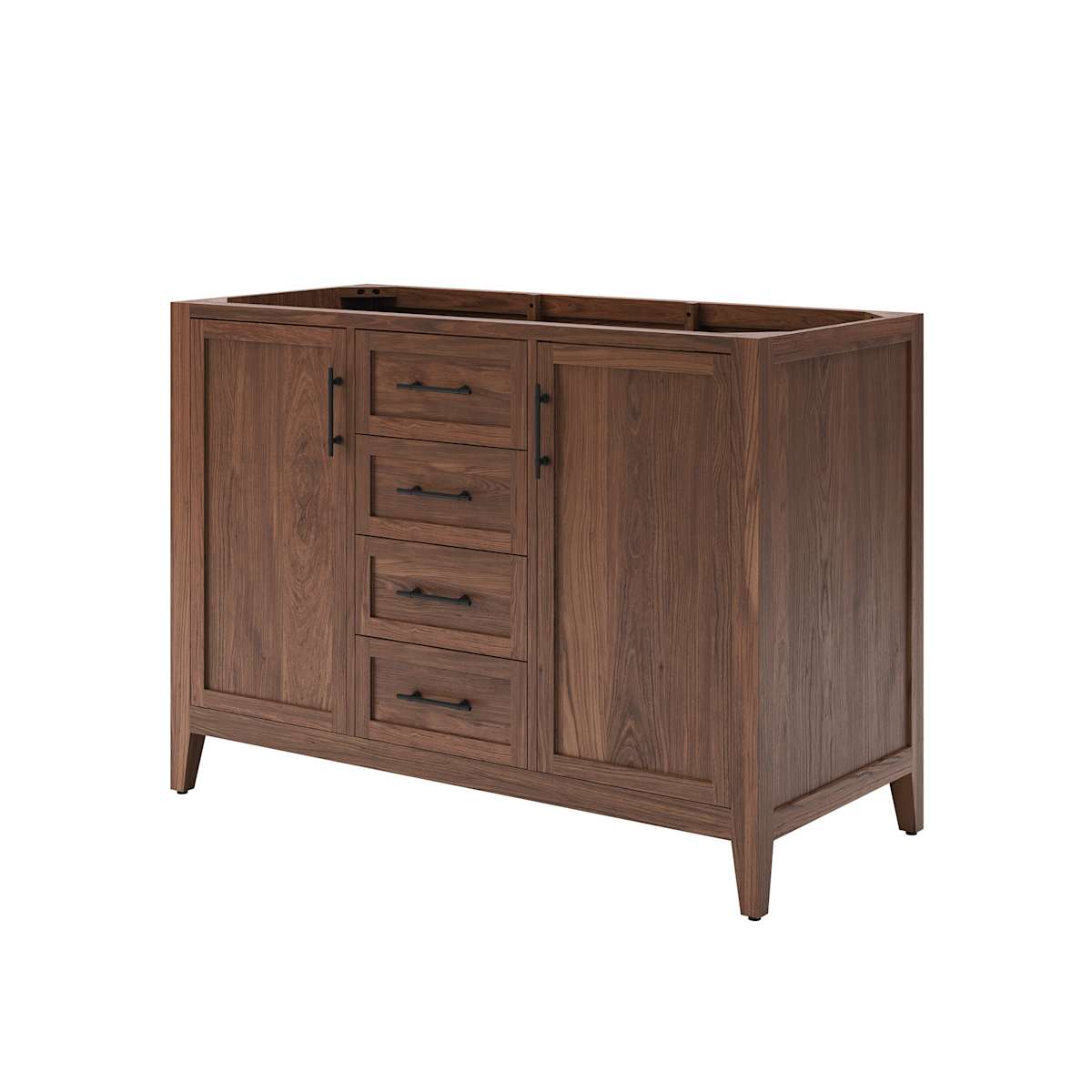 Silas 48" Single Free Standing Vanity Cabinet Only - Less Vanity Top